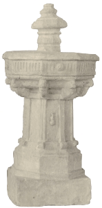 Modell eines Brunnens f�r den Garten des Darulaman-Palastes