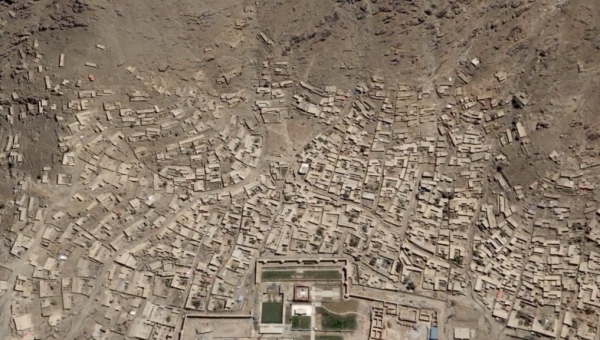 Satellitenfoto von Bagh e-Babur