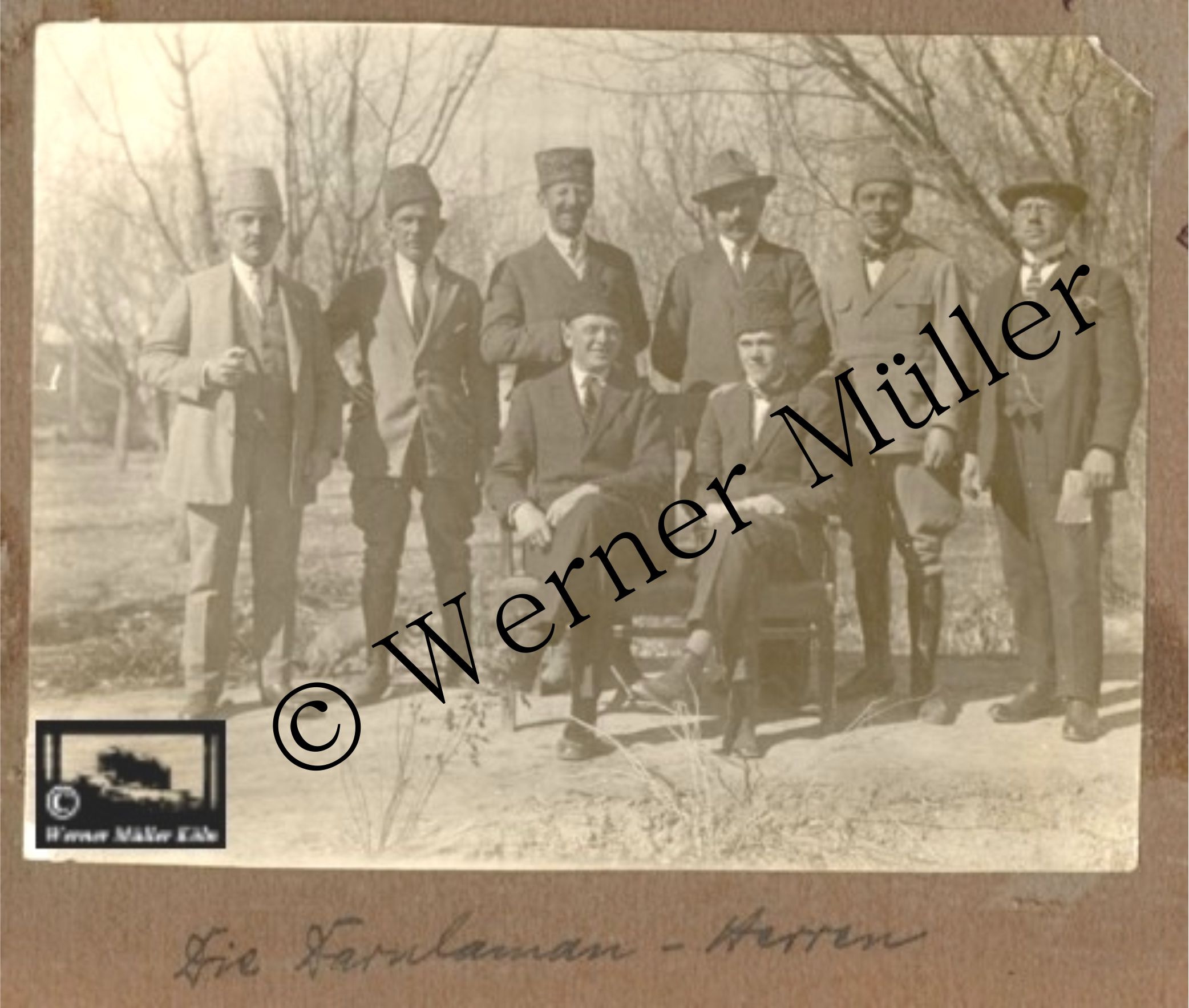 Die Darulaman-Herren:  Harten Standke Buchholz, Sonnabend, Manger, Parron, Hartlieb, Rieck