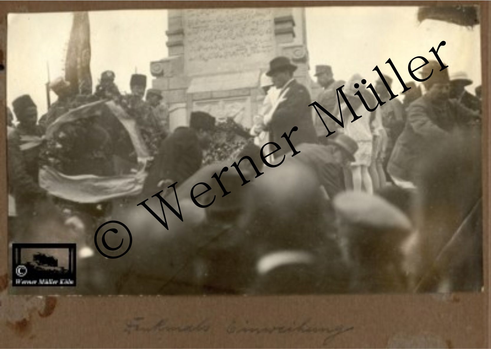 K&ouml;nig Amanullah bei der Denkmal Einweihung