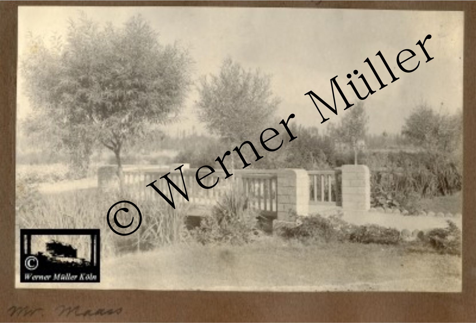 Eine Br�cke von Herrn Maass entworfen. Irgendwo in Kabul oder Darulaman.