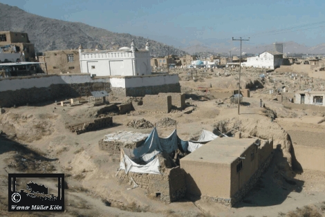 Gr&auml;berstadt bei Kabul